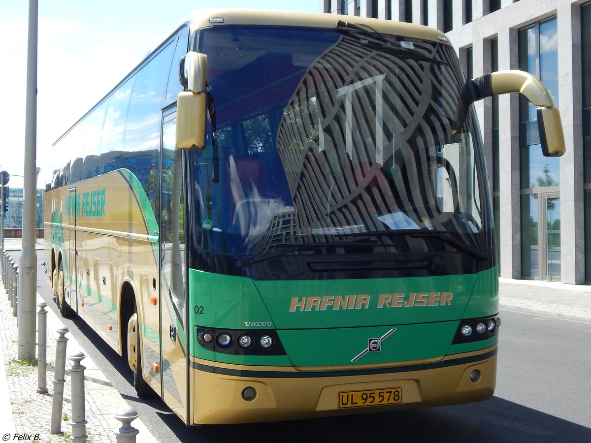 Volvo 9700 von Hafnia Rejser aus Dänemark in Berlin.