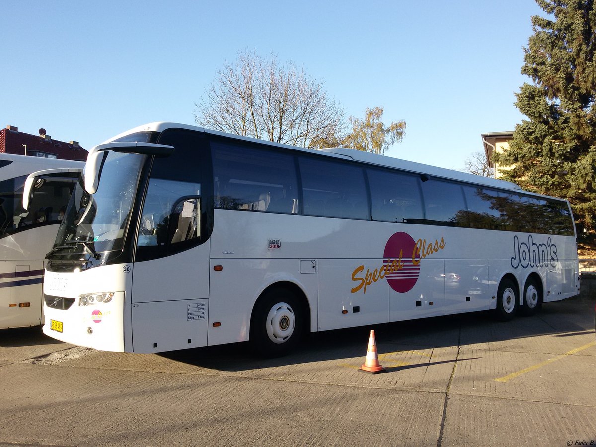 Volvo 9700 von John's aus Dänemark in Sassnitz.