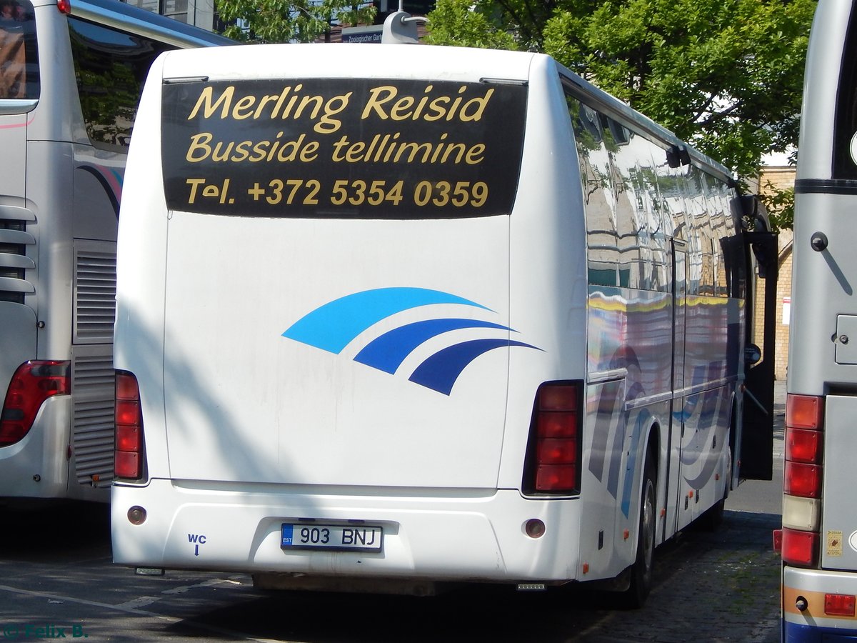 Volvo 9700 von Merling Reisid aus Estland in Berlin.