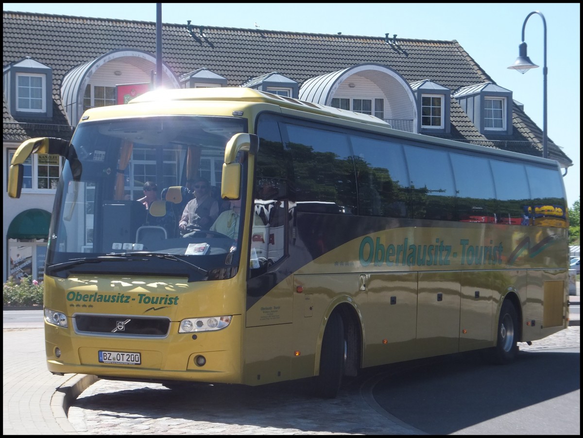 Volvo 9700 von Oberlausitz-Tourist aus Deutschland in Binz.