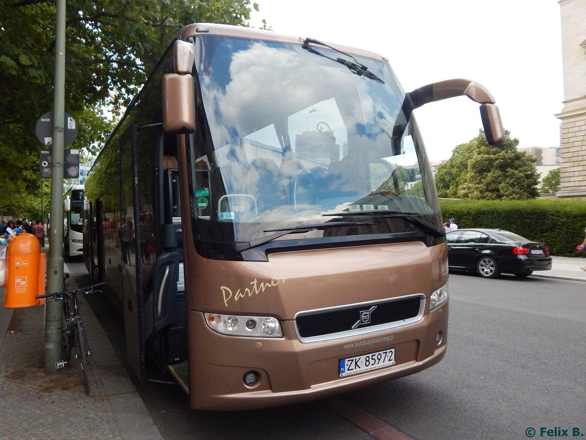 Volvo 9700 von Partner aus Polen in Berlin.