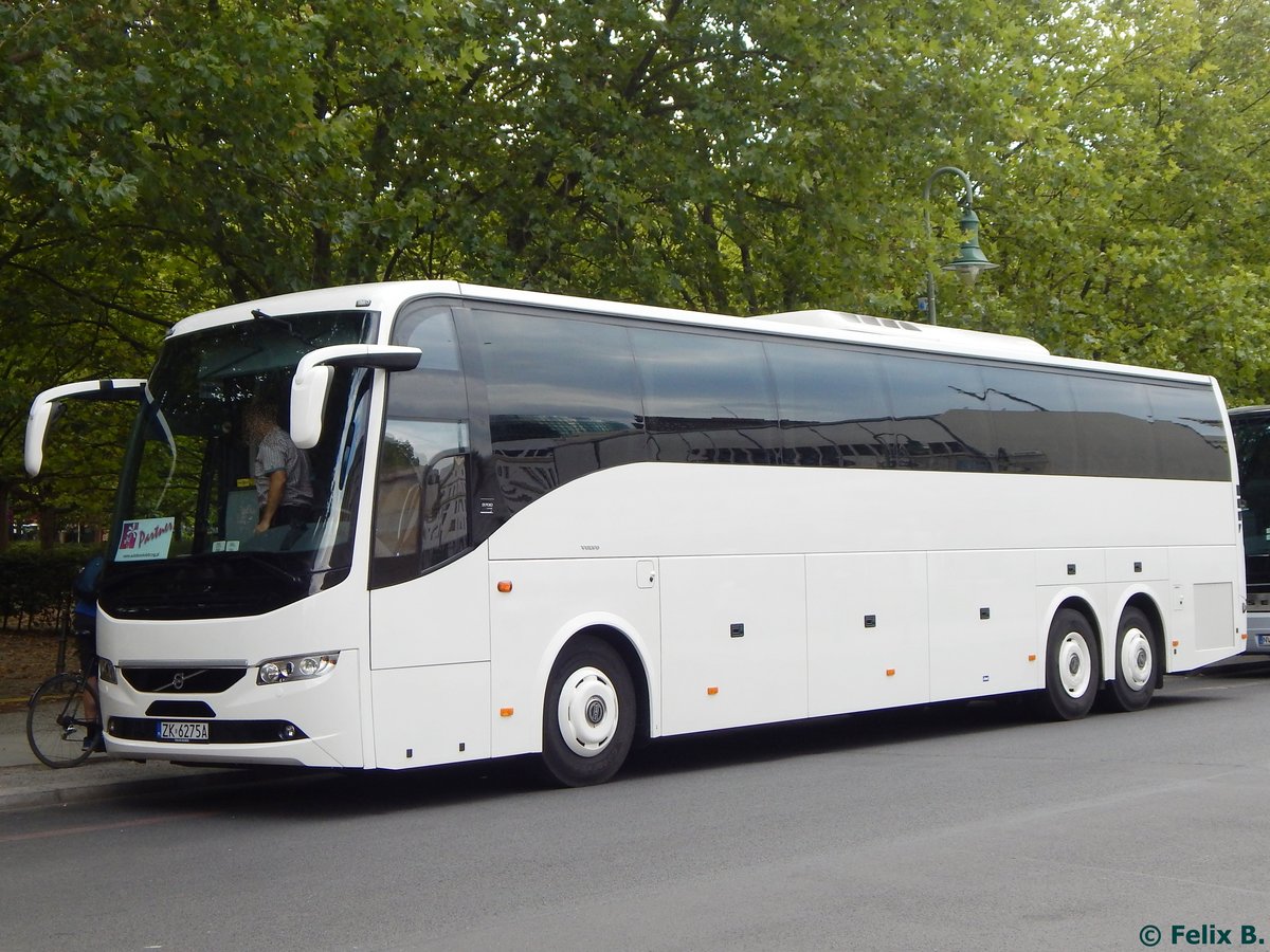 Volvo 9700 von Partner aus Polen in Berlin.