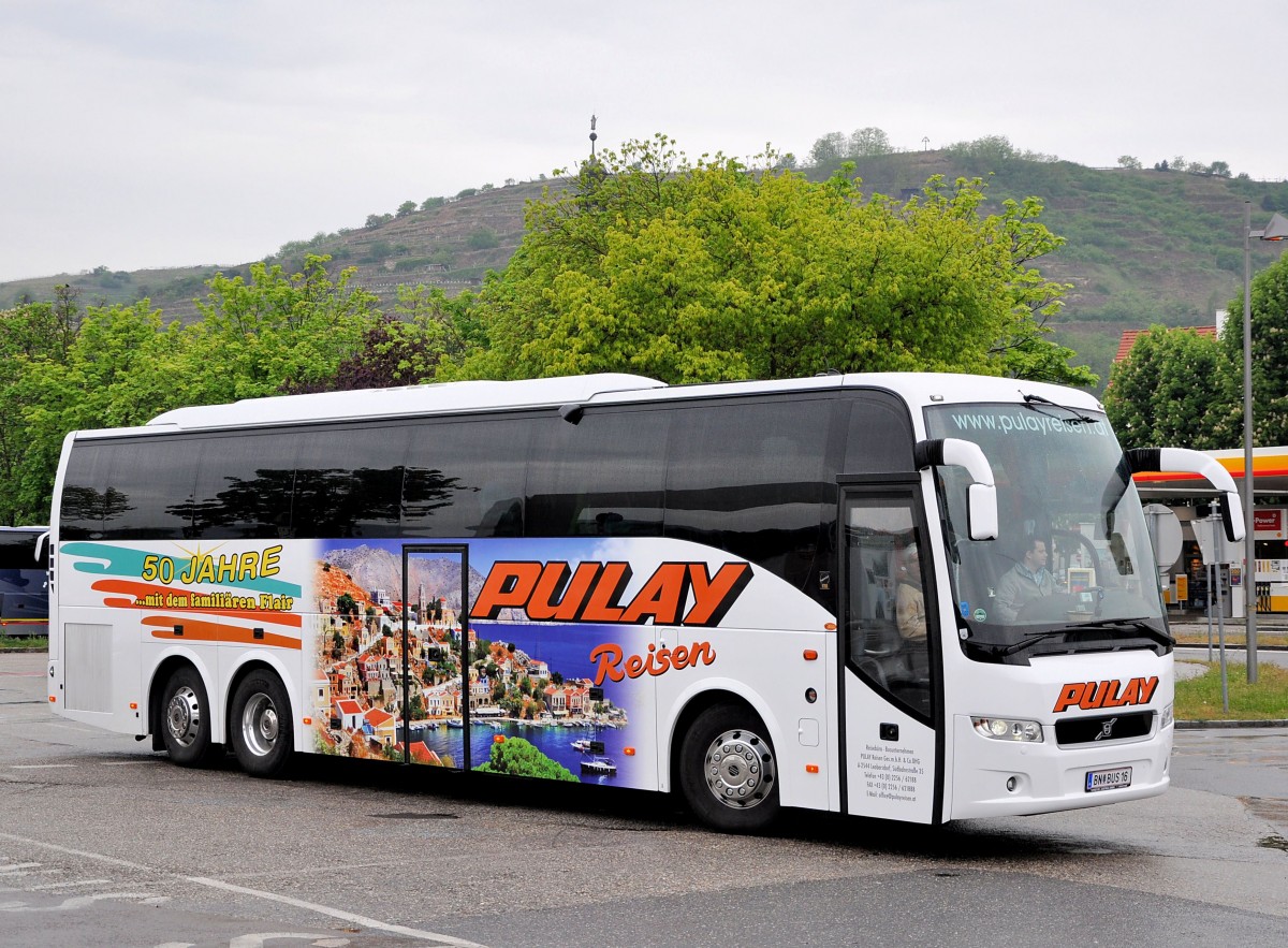 Volvo 9700 von Pulay Reisen aus sterreich im Mai 2014 in Krems.