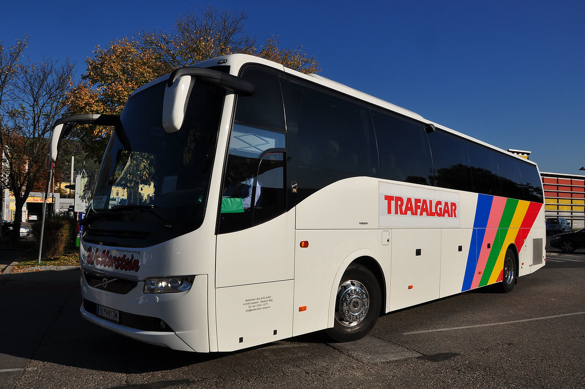 Volvo 9700 von Wetterstein Reisen aus sterreich in Krems gesehen.