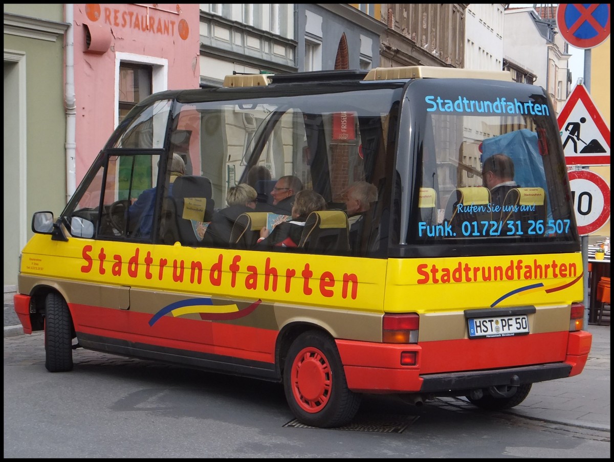 VW Microstar von Stadtrundfahrten Stralsund in Stralsund.