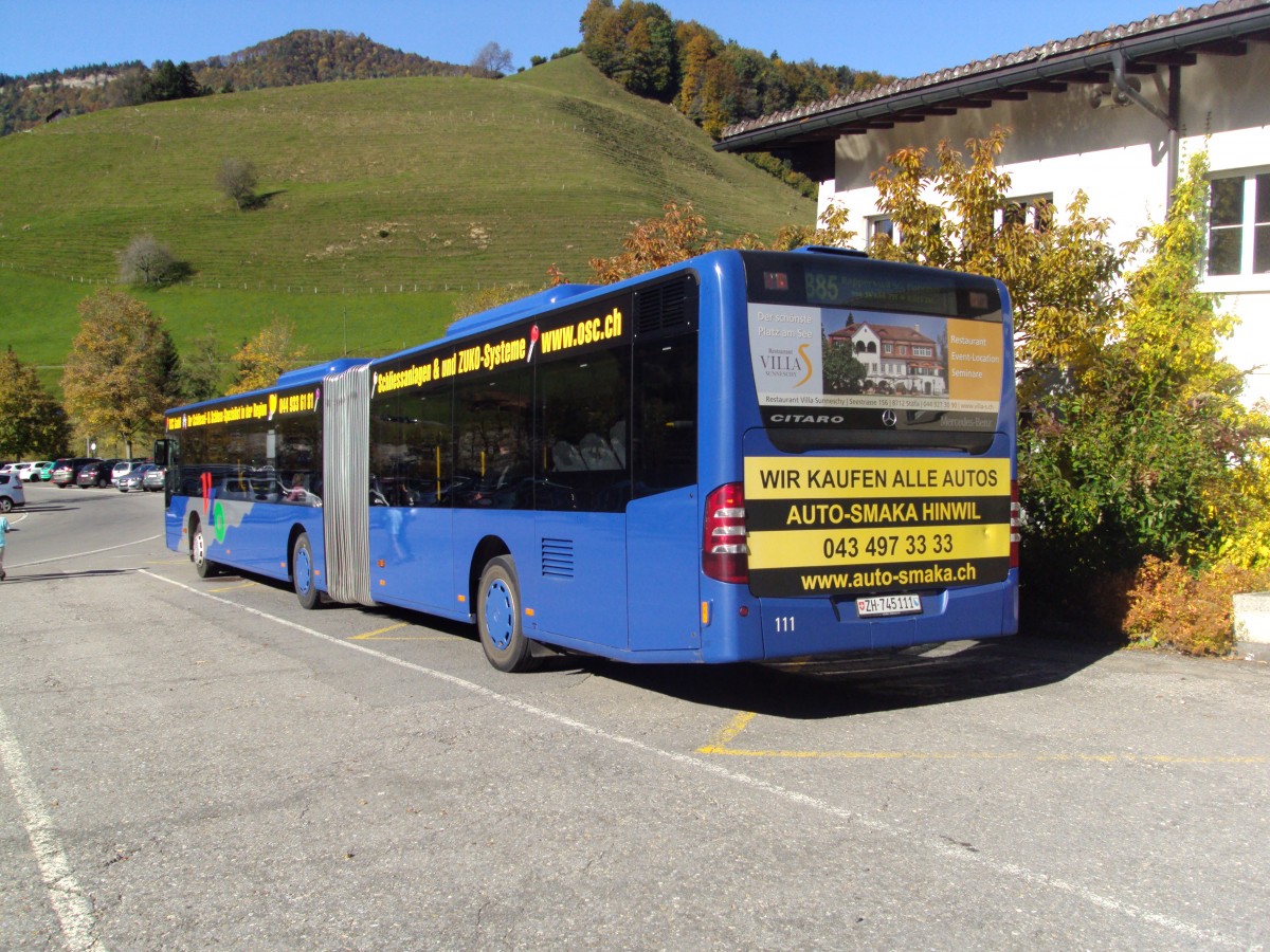 VZO-Mercedes Citaro NR.111 Baujahr 2008 in Atzmnnig,Schutt am 19.10.13