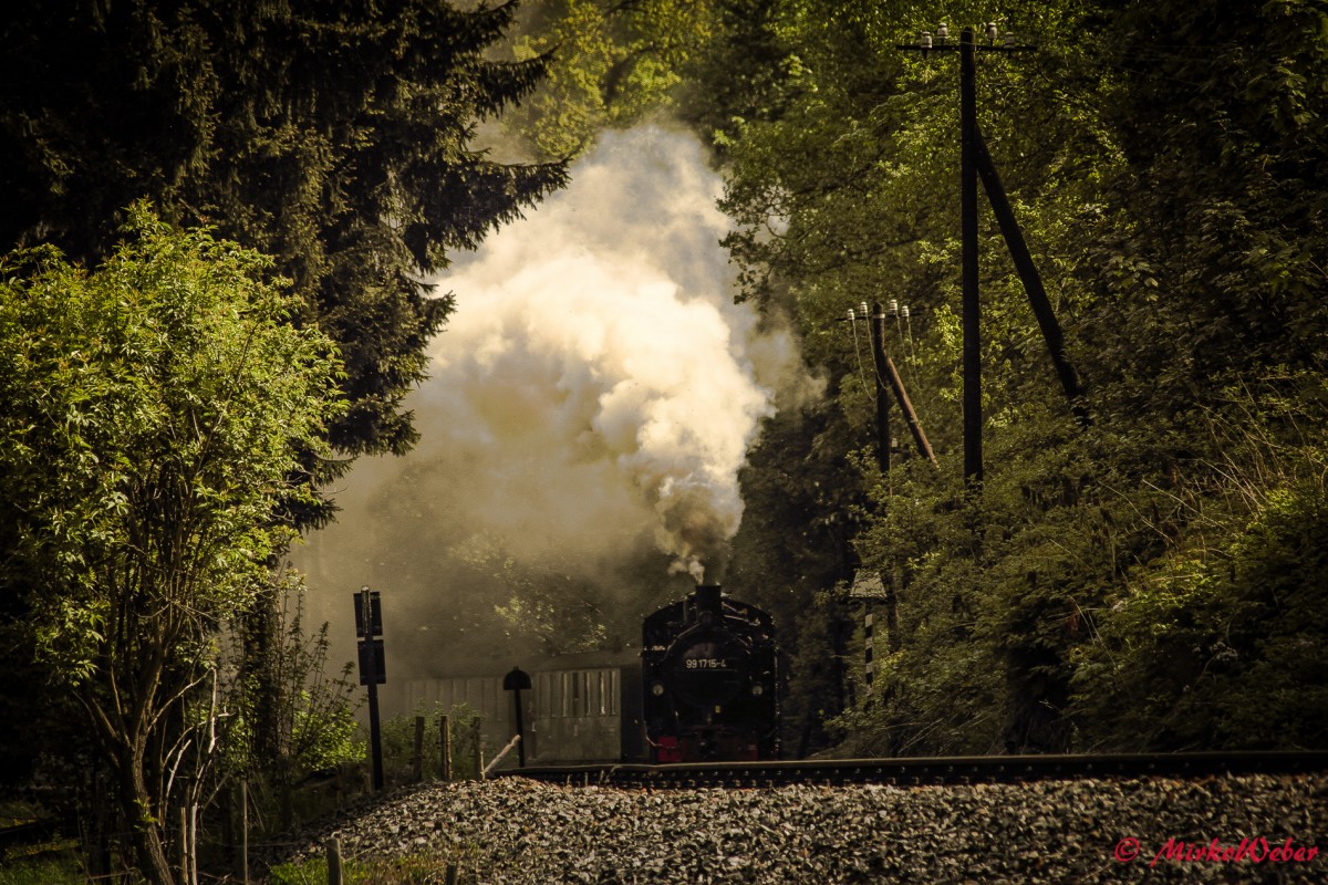 Wir verlassen hier den Bahnhof Steinbach und Fahren zum Haltepunkt Wildbach.
23.05.2015 