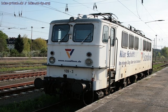 109-3 der Scandlines in Berlin Lichtenberg (27.04.2008).