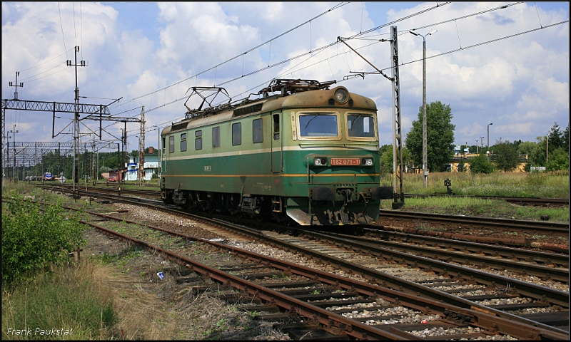 CD 182 071-1 solo. Es ist eine Gleichstromlok fr 3 kV (Kostrzyn, 06.08.2009)