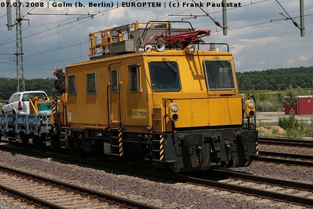 Ein Motortriebwagen MTW 10 fr die Oberleitungsmontage (Golm, 07.07.2008)