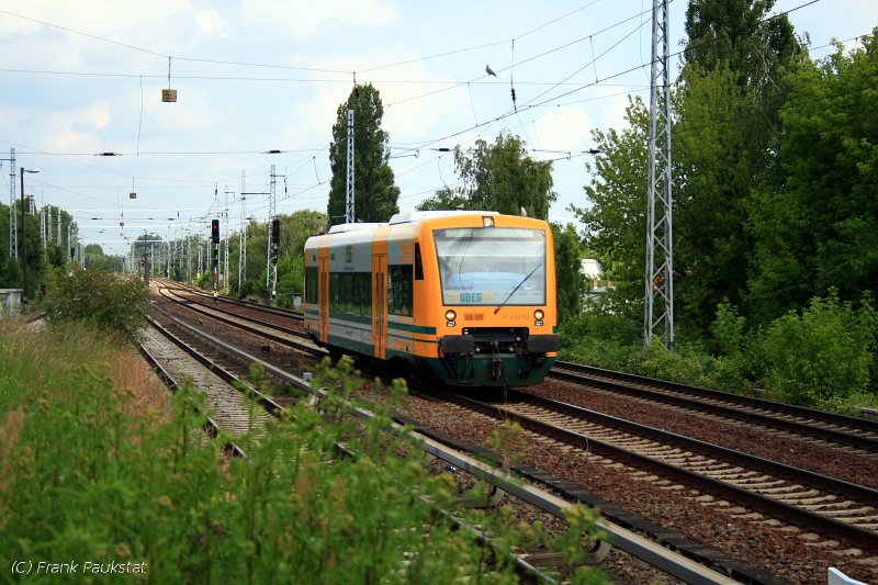 ODEG VT 650.66 / 650 066 als OE80306 nach Bln.-Lichtenberg (Berlin Karow, 15.06.2009)