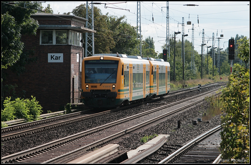 ODEG VT 650.81 / 650 081 als OE60 Wriezen in Berlin Karow am 11.09.2009