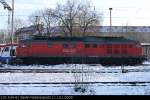 RAILION Logistics 232 534-8 ruht sich aus (ex 132 534-9, gesichtet Berlin N�ldnerplatz, 11.01.2009).