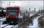PEG VT 650-03 als RB12 nach Templin Stadt (ex VT 650.03; Oranienburg 03.01.2010)