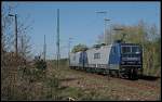 RBH 106 / 143 286-3 und RBH 102 (143 069-3) solo Richtung Eichgestell (Berlin Rbf Wuhlheide 18.04.2010)    Update: ++ 30.08.2018 bei Fa.