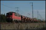 DB 140 791-5 mit Tds-Wagen (Berlin Rbf Wuhlheide 18.04.2010
<br><br>
Update: 22.06.2012 in Maschen Rbf z; 09/2012 reaktiviert für Vermietung an RBH; 03/2013 reaktiviert wegen Bedarf; 04/2013 in Maschen abgestellt; 04/2013 in Maschen Rbf z; 07/2013 in München Nord wegen Bedarfsmangel z; 01/2016 überführt nach Opladen (Bender); + 03/2016