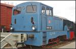 DB Werklok 1 abgestellt am 18.04.2013 im Betriebswerk Cottbus (fotografiert von Stra�e, ex DR V23 021, ex DB 312 021, 25.07.1996 z)