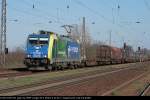 PKP EU43-003 mit gemischtem Güterzug Richtung Seddin (NVR-Nummer: 91 51 627 0002-4 PL-PKPC, angemietet von ATC Antwerpen, gesichtet Nuthetal-Saarmund 02.04.2009).