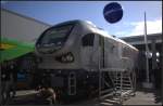 Pesa prsentiert auf der InnoTrans 2012 die neue Elok der Serie 111Ed Gama.