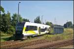 SA134-021, Typ ZNTK 218Md, in den Farben der PR Zielona Gra steht am 09.07.2013 auf einem Abstellgleis in Kostrzyn, oberer Bahnhof, um spter auf den unteren Bahnhofsbereich umzusetzen wo der