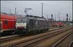 CTL ES 64 F4-209 kommt am 05.10.2010 durch den Bahnhof Cottbus gefahren um sich vor einen bereitgestellten Kesselwagenzug zu setzen (NVR-Nummer: 91 80 6 189 209-0 D-DISPO)