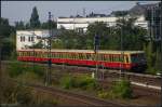 Ein Zug der Baureihe 485 der S-Bahn Berlin als  Probezug  am 14.09.2012 in Berlin Bornholmer Strae