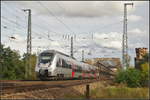 1442 173-9 ist im Einsatz bei der S-Bahn Mitteldeutschland und war als RE14 Magdeburg Hbf am 09.09.2017 kurz hinter der Magdeburger Elbbrücke unterwegs