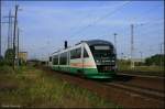 VGB VT 08 / 642 308-0 als VX83199 nach Zwickau Hbf (Berlin Schönefeld, 15.08.2009)