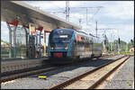 Arriva 642 336 stand als ? nach Nenastupovat im Bahnhof Jaroměř.

Jaroměř, 21.05.2022
[95 80 0642 336-1 D-ATDE]
