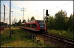 DB 646 006-2 als RB22 fhrt in die Endhaltestelle ein (Berlin Schnefeld, 18.06.2009)