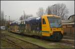 ODEG VT 650.65 / 650 065  Wald-Solar-Heim Express  wartet auf neue Aufgaben (gesehen Berlin Nldnerplatz 21.11.2010)