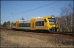 ODEG 650.81 / 650 081  Bad Freienwalde  als OE36 nach Frankfurt (Oder) am 22.03.2012 in der Berliner Wuhlheide