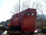 SPM419 (Schneepflug Meiningen) steht abgestellt in Eisenach (15.03.2007)