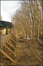 Am 17.02.2014 wurde am S-Bahnhof Berlin Eichborndamm weiter gebaut.