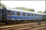 DB 11 540 Nr A4e war whrend des 11. Berliner Eisenbahnfest am 20.09.2014 auf dem Gelnde in Berlin-Schneweide ausgestellt. Der Wagen ist Eigentum des DB Museum Nrnberg (ex A4-30 Hapag Lloyd 11 540 Nr / 51 80 17-10 005 Ae 040).