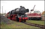 50 3626-4 des TEV konnte besichtigt werden (ex Vedder, DR, Eisenbahnfest des TEV zum Weimarer Zwiebelmarkt, Weimar 10.10.2009)