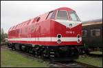 229 188-8 (ex DR; Leihgabe DB Museum, Eisenbahnfest des TEV zum Weimarer Zwiebelmarkt, Weimar 10.10.2009)