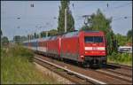 DB Fernverkehr 101 117 und kalt 120 114 mit IC 379 Ostseebad Binz - Brno hl.