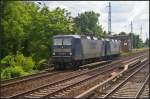 RBH 101 / 143 874 und RBH 103 als Lokzug am 16.06.2014 durch Berlin Karow    - Update zu RBH 101: ++ 08.2018 bei Fa.