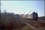 boxXpress 185 564-2 mit Pappezug in Berlin Wuhlheide, 13.02.2016