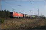 DB Schenker 152 110-3 mit Kesselwagen (gesehen Berlin Wuhlheide 24.03.2012)