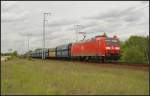 DB Schenker 185 064-3 mit Schttgut am 10.05.2012 in Berlin Wuhlheide