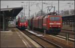 DB Schenker 152 159 mit einem Coilzug nach Engelsdorf (b.