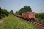 DB Schenker 155 159-7 und gemischtem Gterzug Richtung Lehrte (gesehen Lehrte-Ahlten b.