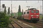 DB Schenker 151 144-3 mit dem nicht reinem Hangartner (gesehen Magdeburg Eichenweiler 09.08.2010)