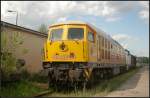 EBW V 300.10 / 232 446 steht auf einem Seitengleis und wartet ob sie in naher Zukunft wieder fahren kann (gesehen Tag der offenen Tür NETINERA Bahnwerk Neustrelitz 17.06.2011)