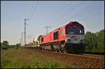 ITL 266 107-2 fuhr mit Faccnpps-Wagen am 19.05.2017 durch die Berliner Wuhlheide