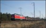 MEG 315 / 232 489-5 mit Eacs-Wagen (gesehen Berlin Wuhlheide 24.03.2012)