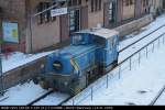 MWB V252 hilft beim Zusammenstellen der Autotransporter für DB Autozug (ex DB 335 212-7, gesehen Berlin Wannsee 14.01.2009)