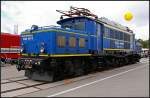 MWB 1020 041-8 als altes Eisen auf der Messe (NVR-Nummer 97 80 8194 103-8 D-MWB, Verl. MWB 27.05.11, ex ESG, ex BB 1020.034, ex DRG E94 095; INNOTRANS 2010 Berlin 21.09.2010 - Update: 2012 in Innsbruck abgestellt)